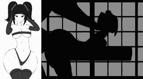 1boy 1girls anal anal_sex animated ass balls big_ass big_breasts big_penis bouncing_ass breasts cum cum_in_ass cum_inside cum_through ejaculation female gif huge_ass huge_breasts huge_cock large_breasts large_penis light-skinned_female light-skinned_male light_skin male pale-skinned_female pale-skinned_male pale_skin penetration penis sex_from_behind silhouette silhouette_sex size_fetish sketch tagme thick_thighs thighhighs tight_clothes tubetop twintails vomiting_cum wide_hips zonen404