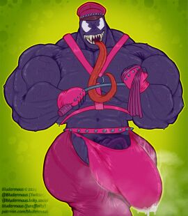 1boy 2024 balls biceps big_balls big_bulge big_penis bludermaus bodily_fluids bulge clothing dripping genital_fluids genitals gloves handwear harness hat headgear headwear huge_balls huge_bulge huge_cock humanoid hyper hyper_balls hyper_bulge hyper_genitalia hyper_penis leaking_precum leather leather_clothing leather_gloves leather_handwear leather_harness leather_hat leather_headgear leather_headwear long_tongue looking_at_viewer male male_only marvel marvel_comics muscles muscular muscular_male musk musk_clouds pecs penis pink_clothing precum precum_drip precum_through_clothing saliva solo spider-man_(series) sweat symbiote tongue vein veiny_muscles veiny_penis venom_(marvel) wet wet_clothing whip yaoi