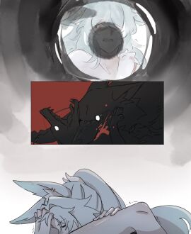 biting cunnilingus dominant_female feixiao_(honkai:_star_rail) female fox fox_ears fox_girl hand_on_head honkai:_star_rail honkai_(series) hoyoverse predator predator/prey prey sc2_22 submissive_female symbolism yukong_(honkai:_star_rail) yuri