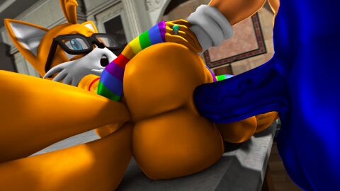 1femboy 2boys 3d 3d_(artwork) 4k 4k_resolution anal anal_sex animal_genitalia animal_penis anus ass ass_focus balls big_ass big_balls big_butt big_cock big_penis cock femboy full_hd furry furry_male fxnsfm gay gay_anal gay_sex glasses gloved_hands gloves hd high_resolution image male male_on_femboy miles_prower penis poster render sfm socks sonic_(series) sonic_the_hedgehog sonic_the_hedgehog_(series) source_filmmaker tagme tails tails_the_fox