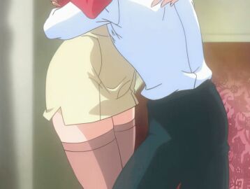 00s 1girls 2005 age_difference animated bare_shoulders belt bible_black bible_black_new_testament blonde_hair blue_eyes breasts brown_hair cleavage cross cross_earrings dress earrings face_between_breasts female hug jewelry kitami_reika large_breasts lips lipstick makeup neck_strap older_female_and_younger_male red_dress school_uniform shin_bible_black short_hair skirt stroking_hair tagme thighhighs witch yamanishi_naoto