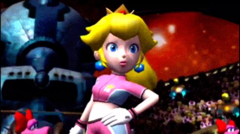 artist_request big_ass big_breasts bimbofication bimbos blonde_hair bubble_butt elephant_peach hmv huge_breasts large_breasts nintendo paizuri princess_peach tagme transformation video