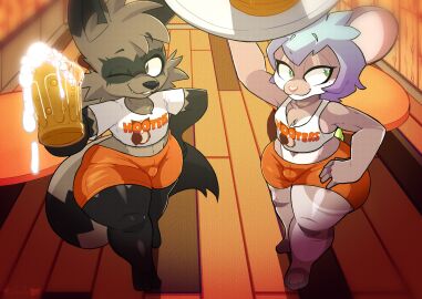 animal_ears animal_tail clothing curvaceous curvaceous_figure curvy curvy_figure curvy_hips femboy femboy_focus femboy_only furry furry_male furry_only gabartz hooters male original original_character tagme