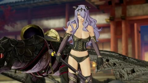 16:9 16:9_aspect_ratio alternate_version big_breasts breasts camilla_(fire_emblem) cleavage day daytime elbow_gloves english_audio english_dialogue english_language familiar fhd fire_emblem fire_emblem_fates fire_emblem_warriors game gloves hd hd_(traditional) headwear heels hi_res high_frame_rate high_framerate high_resolution highres hourglass_figure huge_breasts large_breasts long_gloves long_socks mail_(armor) mp4 outdoors outside panties purple_eyes purple_hair seductive seductive_voice socks sound speaking_to_viewer tagme talking_to_viewer thick_thighs thigh_highs thighhighs thighs underwear video video_game wings