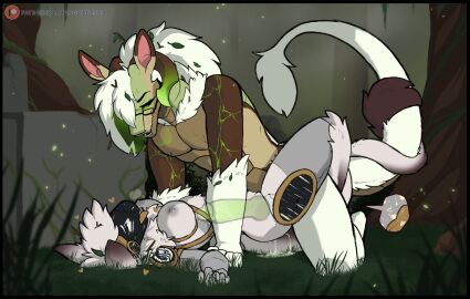 1girls animal_genitalia animal_penis anthro blush bodily_fluids breasts cum cum_in_pussy cum_inside detailed_background digital_media_(artwork) dragon duo elin_(psychorodent) entwined_tails erection female female_penetrated from_front_position fur furred_dragon furred_scalie genital_fluids genitals hair hi_res horn impregnation internal knot lying machine male male/female male_penetrating male_penetrating_female missionary_position mythological_creature mythological_scalie mythology nipples nude on_back open_mouth outside ovum ovum_deformation ozias_(protogen) penetration penis plant protogen psychorodent pussy reptile scalie sex size_difference smile snatyr sperm_cell spread_legs tail tail_coil tongue vaginal_penetration white_body white_fur white_hair x-ray x-ray_vision