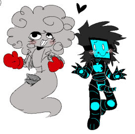 2boys bedroom_eyes blush blushing bottomless bottomless_male color colored dick diphallia diphallism ghost gloves half-closed_eyes half-lidded_eyes heart humanized inanimate_insanity male mephone4 multi_genitalia multi_penis naked naked_male nervous nude nude_male object_show object_shows penis precum precum_drip precum_on_penis screen screen_face smiling smiling_at_viewer springy_(ii) standing sweat sweatdrop sweating tentacle_dick tentacle_penis theredmist9 twitter_link white_background