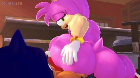 3d 3d_animation ambiguous_penetration amy_rose animated anthro countersfm duo female hedgehog huge_ass huge_butt huge_cock male nude penetration sex sonic_(series) sonic_the_hedgehog sound tagme video