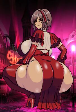 1girls ass ass_focus big_ass big_breasts big_butt bloodfiend breasts bubble_ass bubble_butt crouched crouching crouching_female female female_focus female_only heels huge_ass huge_butt limbus_company outis_(limbus_company) project_moon red_dress red_eyes red_heels red_thighhighs short_hair tagme thicc thicc_ass thicc_thighs thick_ass thick_legs thick_thighs thigh_highs thighhighs thighs trekapper