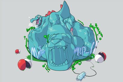 3:2 absurd_res anthro anthro_only generation_2_pokemon hi_res imprint nintendo oral_vore pokemon pokemon_(species) reptile scalie size_difference smaller_pred totodile unwilling_prey vore