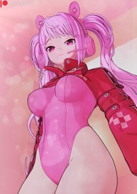 3d goddess_of_victory:_nikke pink_hair purple_eyes tagme
