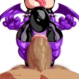 2d 2d_(artwork) ahe_gao ahegao angelauxes animated anthro balls bloated_belly bottom_heavy breasts censored cum cum_in_pussy cum_inside cumflation demon drool drooling female furry huge_balls huge_cock inflation latex latex_gloves latex_lingerie latex_thighhighs male oc original_character penis pussy small_breasts stomach_bulge succubus succubus_wings thick_thighs vaginal_penetration wide_hips