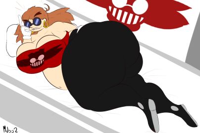 1girls after_vore ass bbw bed belly big_ass big_breasts big_thighs biting_lip black_pants blue-tinted_eyewear breasts brown_hair bubble_ass bubble_butt chubby chubby_female digested digested_prey dr._eggman dr._eggma’am dr._eggwoman_(md002) earrings female female_focus female_only female_pred genderswap genderswap_(mtf) gloves huge_ass huge_breasts huge_butt huge_thighs human_pred laying_on_bed laying_on_side looking_at_viewer lying_on_bed lying_on_side male male_prey md002 midriff milf multiple_prey naughty_face navel post-vore rule_63 smile solo solo_female solo_focus sonic_(series) sonic_the_hedgehog sonic_the_hedgehog_(series) sunglasses tails_the_fox thick thick_female thick_thighs thighs tinted_eyewear villainess weight_gain white_gloves