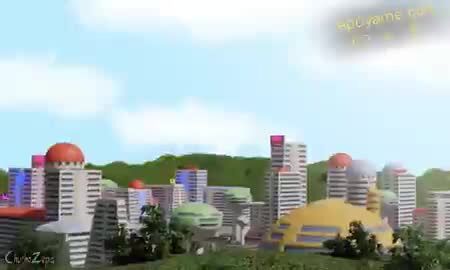 1boy 1girls animated clothed_sex dragon_ball dragon_ball_z loose_clothes pigtails tied_up videl video