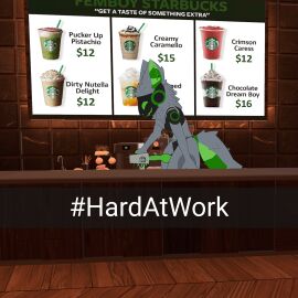 animal_genitalia animal_penis animated anthro ass beverage cafe candy canid canine_genitalia canine_penis cel_shading ch1p_(ghostgengaming) chocolate coffee coffee_cup container cup dessert detailed_background digital_media_(artwork) drupe_(fruit) english_text erection femboy food food_fetish food_penetration food_play fruit fur furniture genitals ghostgengaming hair holding_object improvised_sex_toy machine male male_focus male_only mammal masturbation meme nonbinary_(lore) nude penetrable_sex_toy penetration penis penis_in_food pistachio_nut plant protogen pubic_tattoo sex_toy shaded smile snapchat solo starbucks stroking_penis tail tattoo text vrchat vrchat_world wood