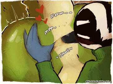 anal anal_sex anthro anus ass avian balls beak beak_fetish beak_play beak_sex bird bodily_fluids crocodile crocodilian duo feathers genital_fluids genitals green_body hi_res male male/male male_penetrated male_penetrating male_penetrating_male notsafeforwanking nude oral penetration reptile rimming rimming_male scales scalie sex simple_background spread_anus spread_butt spreading tail