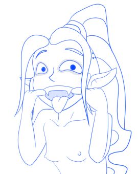 1girls breasts fangs female goth goth_girl gruftine nipples nude school_for_vampires vampire vampire_girl