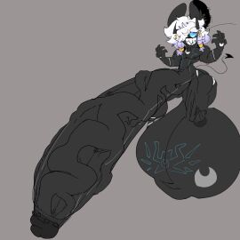 balls big_penis furry huge_cock hyper hyper_balls hyper_penis lattemon lattemon_(character) male penis tagme thick_thighs wide_hips