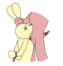 angry animated anthro arms_tied bodily_fluids bound canid canine canis deepthroat domestic_dog duo fellatio fur genitals grabbing_both_ears heart_eyes heart_symbol hi_res humanoid_genitalia humanoid_penis jason_burrow jay_jay_the_lucky_rabbit lagomorph leporid male male/male mammal maximus_phoenix_(the_adventures_of_max) oral oral_penetration penetration penis rabbit red_body red_fur rope simple_animation simple_background simple_coloring simple_eyes simple_nose swift_bristlensfw tears the_adventures_of_max tongue tongue_out