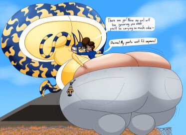 ankha_devine_(user3345) ass ass_expansion big_ass big_breasts breasts bubble_ass bubble_butt cleavage female furry huge_ass huge_breasts hyper_ass justin_(user3345) tagme thick_thighs user3345 wide_hips
