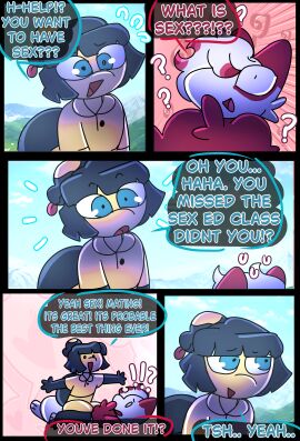 absurd_res blue_eyes confusion fur generation_3_pokemon generation_8_pokemon halfpricesouls hi_res hisuian_form hisuian_zoroark male male/male mammal mango_(halfpricesouls) mawile nintendo open_mouth open_smile pokemon pokemon_(species) regional_form_(pokemon) smile tongue tongue_out white_body white_fur yellow_body zoro_(halfpricesouls)