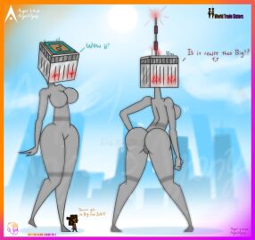 agonywelds angelsagony anthro ass breasts building buildings controversial controversy deki female male never_forget offensive sketch smaller_male taller_female tenna_(angelsagony) thick_ass thick_thighs thighs twin_towers wide_hips worldtradesisters