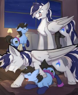 anal anal_sex animal_genitalia animal_penis anthro ass balls bedroom closed_eyes clothed clothing crossdressing cutie_mark digital_drawing_(artwork) digital_media_(artwork) duo equid equine equine_genitalia equine_penis erection feathered_wings feathers femboy feral feral_on_feral feral_penetrated feral_penetrating feral_penetrating_feral footwear fur genitals hair hasbro hi_res horn horse inside legwear licking licking_lips licking_own_lips male male/male male_penetrated male_penetrating male_penetrating_male mammal my_little_pony mythological_creature mythological_equine mythology onyx_diamond_(ipootis) open_mouth pegasus penetration penile penis pony sex size_difference socks tail thigh_highs tinker_doo tongue tongue_out unicorn wings wolfypon