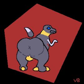 1:1 animated anus ass balls colored digital_drawing_(artwork) digital_media_(artwork) dinobot_(species) dinosaur feral genitals grey_body grimlock grimlock_(transformers) hasbro looking_back loop low_res machine male male_only prehistoric_species reptile scalie short_playtime signature simple_background solo standing tail takara_tomy theropod transformers twerking tyrannosaurid tyrannosauroid tyrannosaurus tyrannosaurus_rex virgobiologist