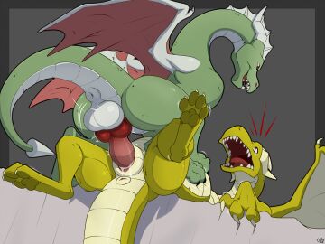 alsace_(argentum48) animal_genitalia animal_penis anus balls big_balls big_penis bodily_fluids brother_(lore) brother_and_sister_(lore) canine_genitalia canine_penis cum cum_in_pussy cum_inside cumflated_belly cumflation dragon duo feet female feral feral_on_feral feral_penetrated feral_penetrating feral_penetrating_feral genital_fluids genitals green_body green_scales hi_res horn incest_(lore) inflation knot long_neck lorraine_(argentum48) male male/female mcfan membrane_(anatomy) membranous_wings mythological_creature mythological_scalie mythology pawpads paws penetration penile penile_penetration penis penis_in_pussy pussy red_penis scales scalie sex sharp_teeth sibling_(lore) sister_(lore) tears teeth vaginal_penetration wings yellow_body yellow_scales