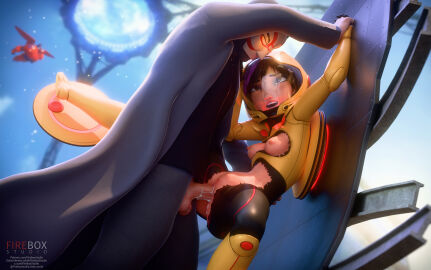 1boy 1girls 3d against_surface big_hero_6 breasts breasts_out clothed clothed_female clothed_male clothed_sex cum cum_in_pussy cum_inside female female_penetrated fireboxstudio gogo_tomago light-skinned_female light-skinned_male light_skin male male_penetrating male_penetrating_female marvel marvel_comics nipples older_male pussy questionable_consent robert_callaghan tits_out torn_clothes vagina vaginal_penetration vaginal_sex younger_female