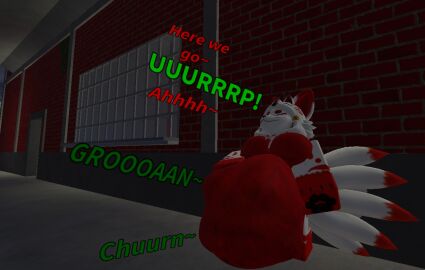 3d 3d_(artwork) burp digesting_prey digestion furry furry_pred roblox tagme two-tone_fur vore vore_belly white_fur