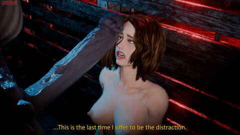 1boy 1girls 3d 3d_(artwork) 3d_render blender blender_(artwork) blender_(software) blender_cycles demogorgon dubious_consent english english_dialogue english_text female lesbian_gets_dicked lesbian_with_male male maya_hawke monster monster_cock oofoe orange_hair penis robin_buckley self_upload stranger_things subtitled