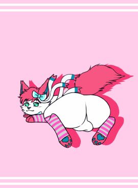 animal_genitalia animal_penis anonymous_artist anus ass balls big_ass big_balls big_butt big_penis blush bodily_fluids canid canine canine_genitalia canine_penis clothed clothing crossdressing crossdressing_(mtf) crossdressing_male digital_media_(artwork) ear_piercing eeveelution english_text erection facial_piercing femboy feral fur gay gay_anal gay_male gay_sex generation_6_pokemon genital_fluids genitals hair hi_res homosexual homosexual_male homosexual_sex huge_ass huge_balls huge_butt huge_cock knot legwear male male/male male_only male_penetrated male_penetrating male_penetrating_male mammal mostly_nude nintendo open_mouth penis piercing pink_hair pokemon pokemon_(species) presenting presenting_anus presenting_hindquarters ribbons simple_background smile smoothie_(sylveon) solo solo_male standing stockings sylveon tail text thick_thighs tongue white_body wide_hips yaoi