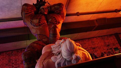 2boys anal anal_sex ass bara beard big_penis black_hair dark-skinned_male dark_skin gay gay_anal gay_male gay_sex interracial light-skinned_male light_skin male male_only male_penetrated male_penetrating male_penetrating_male mature mature_male mauga muscular muscular_male old_male older_male overwatch overwatch_2 penetration penile penile_penetration penis penis_in_ass reinhardt riding riding_penis sex sunkevin5885 tattoo tattoos white_hair yaoi