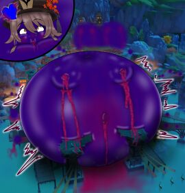 1girls absurd_res areolae aroused belly belly_button belly_expansion blue_body blue_skin blue_skinned_female blueberry_inflation blueberry_juice breasts breasts_bigger_than_head breasts_out crossed_eyes female female_only genshin_impact hoyoverse hu_tao_(genshin_impact) hyper_inflation inflation inflation_sequence lactating lactation mihoyo naked naked_female navel nipples northkelp nude nude_female outie_navel puffy_cheeks round_body sequence solo_female spherical_inflation sunken_head sunken_limbs