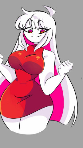 1girls ass big_ass big_breasts breasts clothed clothed_female clothing dress female female_focus female_only fnf fnf_entity fnf_mod fnf_mods friday_night_funkin friday_night_funkin:_entity friday_night_funkin_mod fully_clothed fully_clothed_female girlfriend_(friday_night_funkin) girlfriend_(friday_night_funkin)_(cosplay) grey_background inner_hair light_gray_background light_grey_background newgrounds nikusa_(sugarratio) orangechan01 pink_inner_hair red_clothing red_dress simple_background solo solo_female solo_focus thick_thighs thighs two-tone_hair white-haired_female white-skinned_female white_body white_hair white_skin