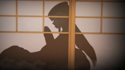 1boy 1girls 3d 3d_animation animated anus areola ass big_ass big_breasts big_penis big_thighs breasts cheating cheating_female cheating_girlfriend female hidden hidden_sex huge_ass huge_breasts huge_thighs komi-san_wa_komyushou_desu komi_shouko long_hair male netorare nipples no_sound ntr numbersguy penetration penis penis_in_pussy pussy reverse_cowgirl_position riding riding_penis sex shadow silhouette silhouette_sex tagme thick_thighs thighs tongue tongue_out video