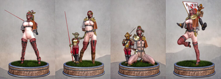 3boys 5girls action_pose armbinder armor big_breasts bit_gag bondage bondage_gear bondage_harness bondage_outfit boots bound bound_arms brandysnap_(ironhawk-r) breast_plate breasts breasts_out bridle brown_hair butterfly_(ironhawk-r) cape clean_shaven color_sergean_jaro_(ironhawk-r) corporal_cador_(ironhawk-r) corset crotch_rope face_mask female female_human female_pubic_hair femsub figurine figurines flag gag gimp_hood gimp_mask goblin goblin_female goblin_male harness harness_gag heart-shaped_pubic_hair heart_pubes helmet high_heel_boots high_heels hip_armor horse_blind human_cattle human_horse human_pet ironhawk-r knee_boots knee_high_boots kneeling lace-up_boots laced_boots laced_corset lance leg_up male mask masked masked_female medium_breasts muscular muscular_female muscular_legs muscular_thighs neck_brace obscured_eyes one_leg_up open_mouth pauldrons pony_girl ponygirl ponyplay ponytail posture_collar private_talan_(ironhawk-r) pubic_hair red_boots red_hair red_headwear red_heels red_mask reins ride sabatons saddle sergeant_ursell_(ironhawk-r) shoulder_pads sirverpussy_(ironhawk-r) size_difference size_play small_breasts stirrup stirrups sword teeth thigh_boots thunder_(ironhawk-r) tongue tongue_out visor yellow_eyes