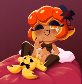 age_difference bra cookie_run cookie_run_kingdom cum cum_in_pussy female incest lingerie one_eye_closed penetration pompon_(cookie_run) pumpkin_pie_cookie pussy sex soff_doll tagme vaginal_penetration