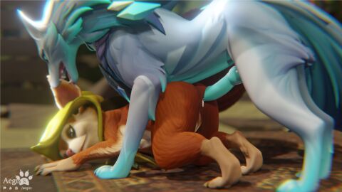 2024 3d 3d_(artwork) absurd_res aegiss_(artist) animal_genitalia animal_humanoid anthro anus ass blender_(software) bodily_fluids breasts canid canine canis carpet claws clothing crystal_maiden crystal_maiden_wolf_persona cum cum_dripping_from_penis cum_on_penis digital_media_(artwork) doggy_style dominant dota duo ejaculation fangs female feral from_behind_position fur genital_fluids genitals hair hi_res hoodwink_(dota) humanoid hybrid ice knot male male/female mammal mammal_humanoid nipples nude orgasm outside outside_sex paws penis pussy rodent rodent_humanoid rylai_the_crystal_maiden sciurid sciurid_humanoid sex smile squirrel tail teeth tongue tree_squirrel tree_squirrel_humanoid wolf zoophilia