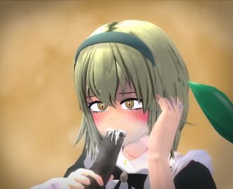 2boys alternate_version_available bill_(black_souls) black_souls black_souls_2 blowjob blowjob_only cum cum_in_mouth cum_inside femboy femboy_focus green_hair grimm_(black_souls) human humanoid licking licking_penis lisedoub lizard lizard_tail lizardman looking_at_penis maid_uniform male male/male movement_lines pale pale-skinned_male pale_penis pale_skin simple_background sucking sucking_penis tail undead yellow_eyes