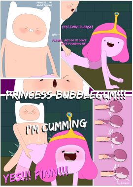 adventure_time brewdie comic comic_page cum cum_in_pussy cum_inside female finn_the_human princess_bubblegum pussy tagme