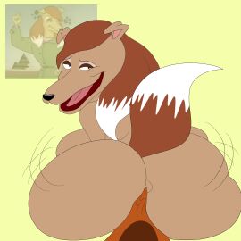 2024 2d 2d_(artwork) 2d_artwork anal anal_sex anthro ass big_ass big_butt blastprocessing16 canine digital_art digital_drawing_(artwork) digital_media_(artwork) dog_city female furry furry_female huge_ass huge_butt looking_back looking_pleasured male oc original_character penetration penis reverse_cowgirl_position riding_penis rosie_o'gravy unseen_male_face