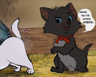 2023 5:4 absurd_res animal_genitalia animal_penis ass balls berlioz black_body black_nose bodily_fluids brother_(lore) brother_and_sister_(lore) comatose comatose_(artist) countershade_torso countershading cub dialogue disney duo english_text eyebrows feline_genitalia feline_penis female feral genital_fluids genitals grey_body heart_symbol hi_res hybrid imminent_sex incest_(lore) inside leaking_precum looking_at_another male male/female marie_(aristocats) multicolored_body open_mouth penis precum presenting presenting_hindquarters quadruped raised_tail red_scarf scarf sheath sibling_(lore) sister_(lore) sitting sitting_on_ground speech_bubble sweat tail text the_aristocats tongue two-tone_body white_body young young_feral