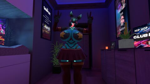 dressed_up electric_ryu female spacetato voruna_(spacetato) voruna_(warframe) vrchat vrchat_avatar