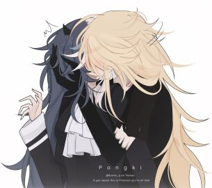 female fen_(kaaatie) fundamental_paper_education kissing lesbian lesbian_kiss machine_girl_(kaaatie) tagme wholesome xister_(kaaatie)