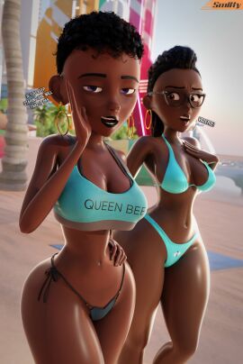 2girls 3d ass big_ass big_breasts big_thighs breasts brown-skinned_female brown_body brown_skin bust busty chest curvaceous curvy curvy_figure dark-skinned_female dark_skin female female_focus hero heroine hips hourglass_figure huge_ass huge_breasts large_ass large_breasts legs mature mature_female melanie_(smitty34) milf mother_and_daughter older_female original_character original_characters slim_waist smitty34 superhero superheroine thick thick_hips thick_legs thick_thighs thighs top_heavy valerie_(smitty) voluptuous voluptuous_female waist wide_hips wide_thighs younger_female
