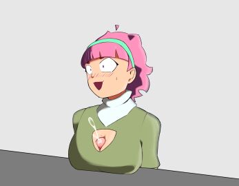 1girls :> accidental_cumshot autopaizuri autopaizuri_under_clothes big_breasts big_penis boob_window breasts cleavage_cutout clothed clothing cum cumming ejaculation english_text erection female female_only hands-free handsfree_ejaculation huge_cock human light-skinned_female light_skin male mina_(rippledvoice) mostly_clothed orgasm original original_character penis pink_hair purple_eyes rippledvoice self_upload sitting solo surprised text