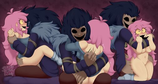 1boy 1girls black_eyes blush clothes clothes_removed digital_art digital_drawing digital_drawing_(artwork) digital_media_(artwork) female grabbing grabbing_ass grabbing_from_behind human humanized male moaning moaning_in_pleasure naked naked_female oc original original_character original_characters pink_hair rude scary_face scratch_marks scratches scratching sex surprised surprised_expression tagme tagme_(character) unknown_species yellow_eyes