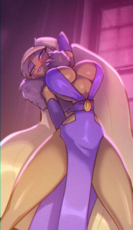 1girls aged_up bare_legs bare_shoulders bare_thighs belt belt_buckle big_breasts bigdad blonde_hair blue_eyes blush breasts clothed clothing color disney disney_channel disney_xd dress elbow_gloves female female_focus female_only fur fur_trim gloves gravity_falls hi_res inner_sideboob large_breasts light-skinned_female light_skin lipstick long-haired_female long_gloves long_hair looking_at_viewer makeup no_bra pacifica_northwest seducing seduction seductive seductive_eyes seductive_gaze seductive_look seductive_pose seductive_smile sheer_legwear solo solo_female tagme tease teasing thick_thighs thighs very_long-haired_female very_long_hair waist waist_belt