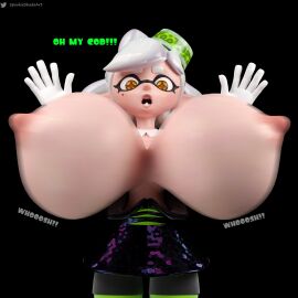 3d big_breasts breasts breasts_bigger_than_head breasts_out female huge_breasts image_set inkling marie_(splatoon) marie_(wo262) shocked_expression splatoon spookieshade wo262_(3d_model_style)